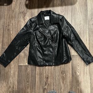 Old navy faux leather jacket